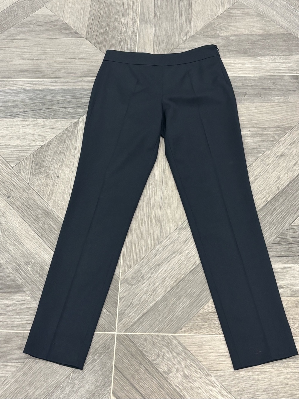Emporio Armani Navy Tailored Slim Straight Trousers